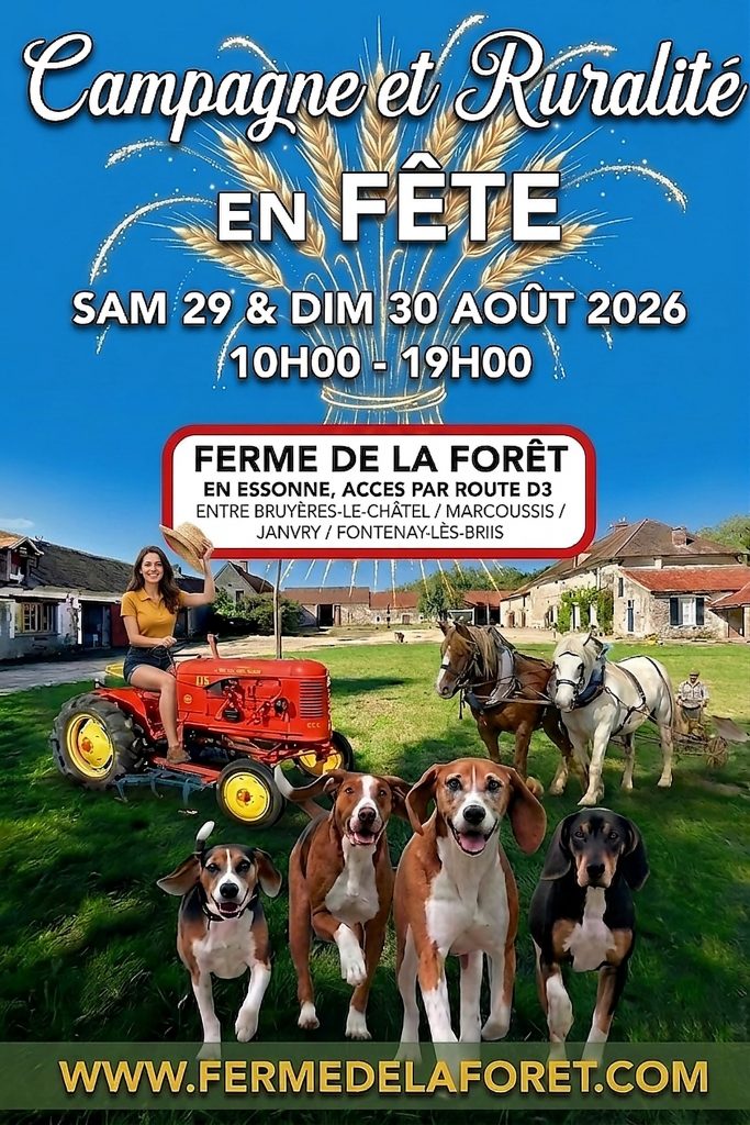 Affiche Campagne et Ruralité en Fête 2026 - Ferme de la Forêt, Essonne